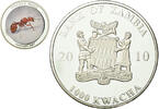 Zambia 1000 Kwacha Coin, British Royal Mint, Silver, KM:199 -