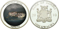 Zambia 1000 Kwacha Coin, British Royal Mint, Silver, KM:203 -