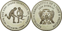 SAINT THOMAS & PRINCE ISLAND 1000 Dobras Coin, Copper-nickel -