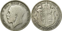 Great Britain 1/2 Crown Coin, George V, Silver, KM:818.1a -
