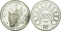 France 100 Francs-15 Ecus Coin, Paris, Silver, KM:1012 -