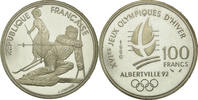 France 100 Francs Coin, Silver, KM:984, Gadoury:C13 -