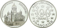 France 100 Francs-15 Euro Coin, Cathédrale Saint-Nicolas d'Helsinki -