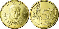 VATICAN CITY 50 Euro Cent BU, Brass, KM:387 -