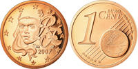 France Euro Cent BE, Copper Plated Steel, KM:1282 -