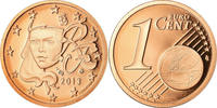 France Euro Cent BE, Copper Plated Steel, KM:1282 -