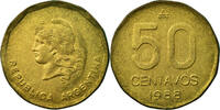 Argentina 50 Centavos Coin, Brass, KM:99 -