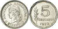 Argentina 5 Centavos Coin, Aluminum, KM:65 -