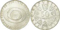 Austria 50 Schilling Coin, Silver, KM:2922 -