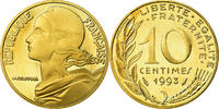 France 10 Centimes Coin, Marianne, Paris, Proof -