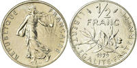 France 1/2 Franc Coin, Semeuse, Paris, Nickel, KM:931.1 -