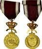 Belgium Medal Ordre de la Couronne, Travail et Progrès, Uncirculated, Gilt -