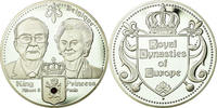 Belgium Medal Les Dynasties Royales, Albert II et Paola, Copper -