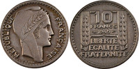 France 10 Francs Coin, Turin, Copper-nickel, Gadoury:810a -