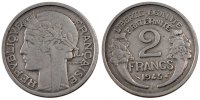 France 2 Francs Coin, Morlon, Castelsarrasin, Aluminum -