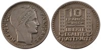 France 10 Francs Coin, Turin, Beaumont le Roger -