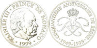 Monaco Medal 50ème Anniversaire de Rainier III, Silver -