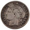 France 2 Francs Coin, Cérès, Paris, Silver, Gadoury:530a -