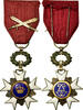 Belgium Medal Ordre de la Couronne, Léopold II, Excellent Quality, Silvered -