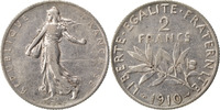 France 2 Francs Coin, Semeuse, Silver, Gadoury:532 -