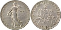 France 2 Francs Coin, Semeuse, Silver, Gadoury:532 -