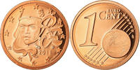 France Euro Cent BE, Copper Plated Steel, KM:1282 -