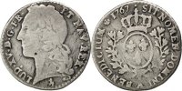 France 12 Sols, 1/10 ECU Coin, Louis XV, 1/10 Écu au bandeau, Paris -