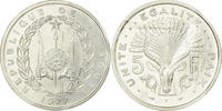 Djibouti 5 Francs Coin, Paris, ESSAI, Aluminum, KM:E3 -