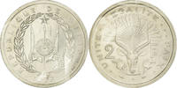 Djibouti 2 Francs Coin, Paris, ESSAI, Aluminum, KM:E2 -