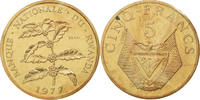 Rwanda 5 Francs Coin, ESSAI, Bronze, KM:E5 -
