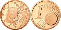 France Euro Cent BE, Copper Plated Steel, KM:1282 -