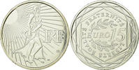 France 15 Euro Semeuse, Silver, KM:1535 -