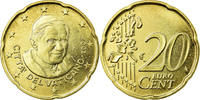 VATICAN CITY 10 Euro Cent BU, Brass, KM:378 -