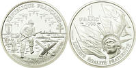 France Franc Coin, Débarquement, Paris, BE, Silver, KM:1014 -