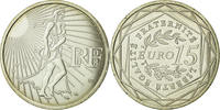 France 15 Euro Semeuse, Silver, Gadoury:EU288, KM:1535 -
