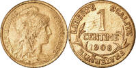France Centime Coin, Dupuis, Paris, Bronze, KM:840 -
