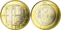 Slovenia 3 Euro Bi-Metallic, KM:95 -