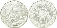 Austria 5 Euro Pays de l'Eau, Proof, Silver, KM:3222 -