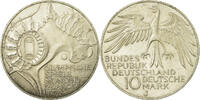 Federal Republic of Germany 10 Mark Coin, GERMANY - FEDERAL REPUBLIC, Hambourg, Silver -