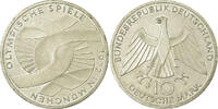 Federal Republic of Germany 10 Mark Coin, GERMANY - FEDERAL REPUBLIC, Hambourg, Silver -