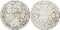 France 2 Francs Coin, Cérès, Paris, Silver, KM:817.1 -