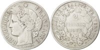 France 2 Francs Coin, Cérès, Paris, Silver, KM:817.1 -