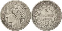 France 2 Francs Coin, Cérès, Paris, Silver, KM:817.1 -
