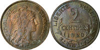 France 2 Centimes Coin, Dupuis, Paris, Bronze, KM:841 -