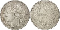 France 2 Francs Coin, Cérès, Paris, Silver, KM:817.1 -