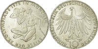 Federal Republic of Germany 10 Mark Coin, GERMANY - FEDERAL REPUBLIC, Hambourg, Silver -