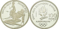 France 100 Francs Coin, BE, Silver, KM:984, Gadoury:C13 -