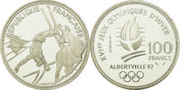 France 100 Francs Coin, BE, Silver, KM:983, Gadoury:C11 -