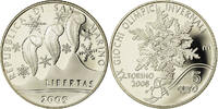 San Marino 5 Euro Jeux olympiques de Turin, Proof, Silver -