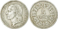 France 5 Francs Coin, Lavrillier, Paris, Aluminum, KM:888b.1 -